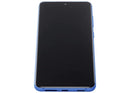Pantalla OLED azul de 120Hz para Samsung Galaxy S21 FE 5G con marco, ideal para reparación de display roto.