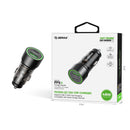 Encuentra el cargador de auto Esoulk PD QC USB A+C de 30W en Guatemala para cargar tus dispositivos de manera rápida y segura.