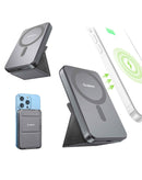 Encuentra la batería Esoulk Foldable Magnetic Wireless de 5000mAh en Guatemala para carga inalámbrica.