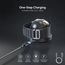 Encuentra en Guatemala el soporte de carga magnético inalámbrico Esoulk para Smart Watch en color negro, ideal para reparaciones y ventas al por mayor.