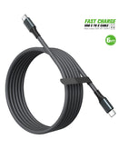 El puerto de carga Esoulk (BLACK) de 100W y 6ft es la solución ideal para cargar tus dispositivos USB C en Guatemala.