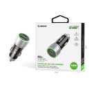 Compra el cargador de auto Esoulk PD QC USB A+C Plateado (30W) en Guatemala al mejor precio en talleres de accesorios para dispositivos móviles.