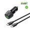 Encuentra el cargador de auto Esoulk USB C+A PD&QC de 48W en Guatemala para mayoristas de accesorios electrónicos.