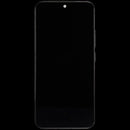 Pantalla OLED negra refurbished para Xiaomi 14, con marco, ideal para reparación de pantalla rota y repuesto.