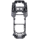Carcasa central DJI Mavic Pro usada, color gris oscuro, con detalles de desgaste.