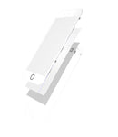 Reparación de pantalla de iPhone 7 en Guatemala: cristal con marco, OCA y polarizador preinstalado en color blanco, paquete premium de 2 unidades.