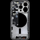Chasis medio con piezas pequenas iPhone 15 Pro (EU / Global Version) (White Titanium)