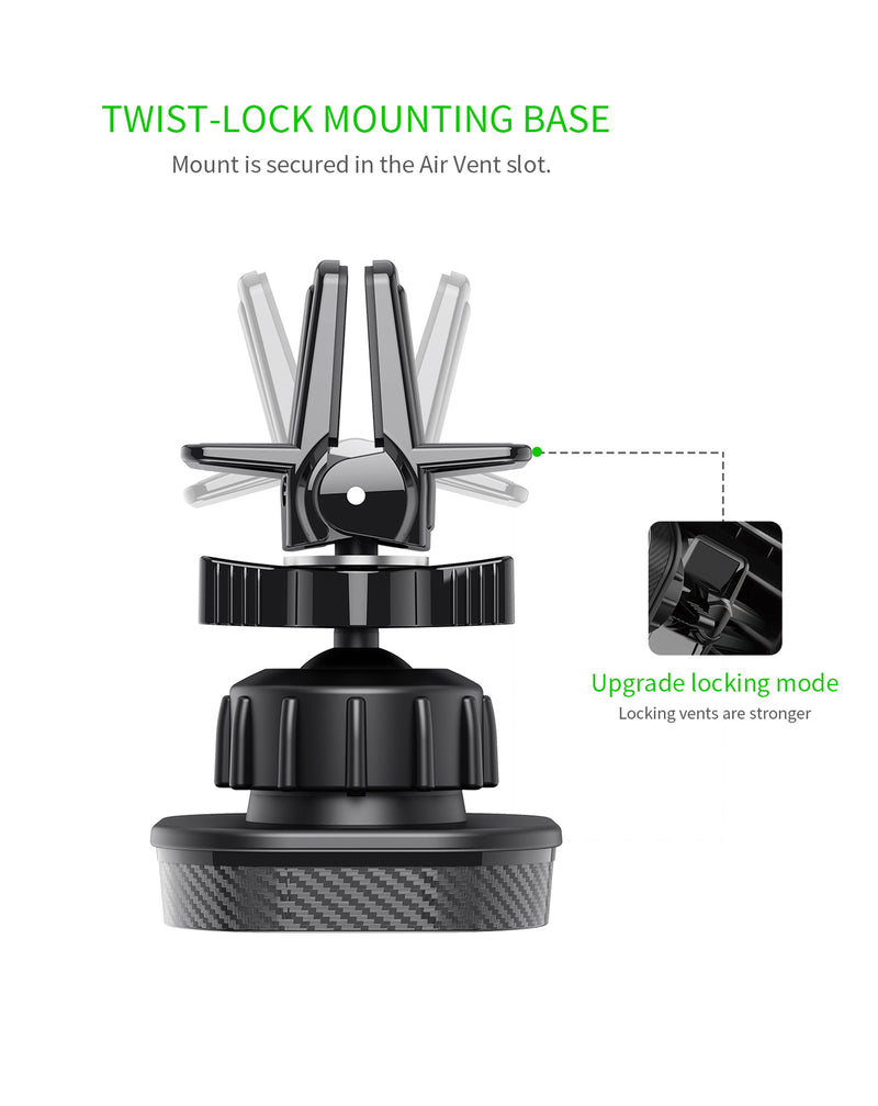 Soporte magnético para rejilla de ventilación en Guatemala, ideal para accesorios de celular de la marca Esoulk.