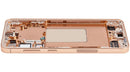 Pantalla OLED Samsung Galaxy S24 Plus 5G Sandstone Orange con marco, 120Hz para reparación de display.