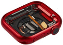 Carcasa usada Apple Watch Series 9 41mm GPS, aluminio rojo, A2978, para repuesto o reparación.