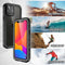 Protege tu iPhone 12 Pro Max del agua con la funda impermeable SHELLBOX en Guatemala.