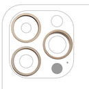 Anillo protector dorado para lentes de cámara trasera de iPhone 14 Pro/Pro Max, paquete de 10.