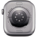 Chasis de aluminio Space Gray para Apple Watch Series 11 de 46mm, pieza de repuesto usada con tapa trasera.