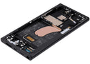 Pantalla OLED Samsung Galaxy S23 Ultra 5G (Aftermarket Plus) Graphite con marco, 120Hz, para reparación.