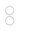 Anillo de bisel de cámara trasera blanco para iPhone 11, 12, 12 Mini, protección A2111, A2172.