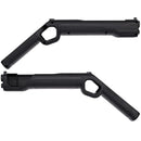 Pistola de juego Nintendo Switch 2 Joy-Con negra, accesorio ergonómico para juegos de disparos, mejora el control.