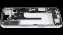 Chasis de marco medio con puerto de carga flex y pequenas piezas iPhone 16 (US Version) (White)