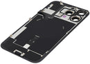 Reparación de tapa trasera con placa de acero y flex de linterna para iPhone 16 Pro Max en Guatemala.