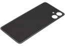 Tapa trasera negra para Samsung Galaxy A06 4G (A065) con lente de cámara, repuesto Aftermarket Plus.