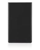 Tapa trasera inferior compatible para Google Pixel 6 (Stormy Black)
