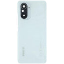 Tapa trasera blanca original para Xiaomi Poco F3 con lente de cámara, back cover de repuesto M2012K11AG.