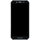 Pantalla LCD negra original Doogee S40 sin marco para reparación de display frontal.