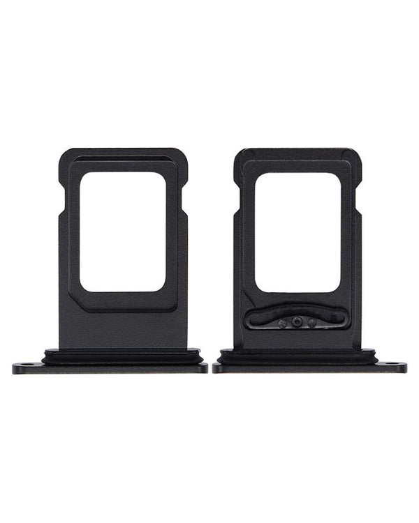 Bandeja para doble tarjeta SIM para iPhone XR (Negro)