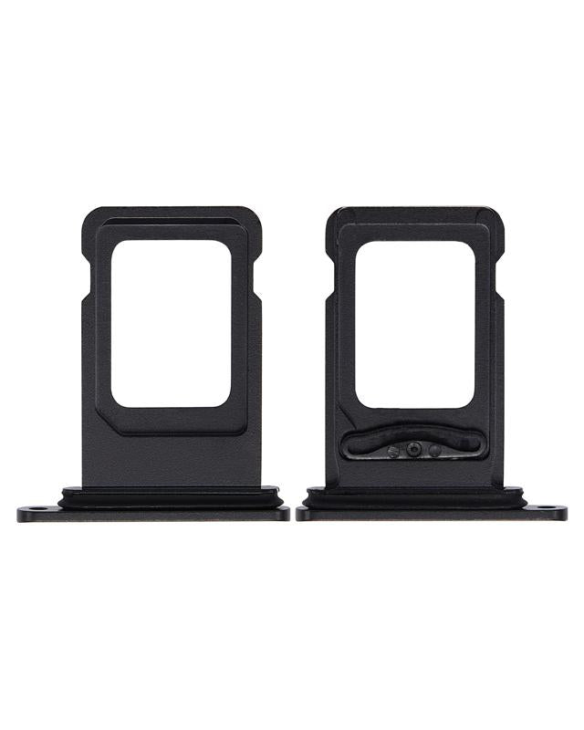 Bandeja para doble tarjeta SIM para iPhone XR (Negro)