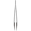 Pinza cerámica ESD 2UUL TW32 negra, punta plana, para microsoldadura y reparación de celulares.