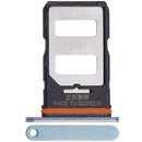 Bandeja SIM azul para Xiaomi Redmi Note 13R Pro; repuesto original para reparación de porta chip.