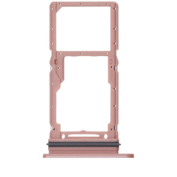 Bandeja de tarjeta SIM dual Samsung Galaxy A26 5G en color Peach Pink disponible en Guatemala para reparaciones de teléfonos y accesorios.