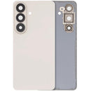Tapa trasera de repuesto Samsung Galaxy S26 rosa dorado con lente de cámara, para cambio de tapa rota.