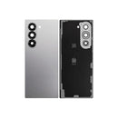 Tapa trasera plateada con lente de cámara para Samsung Galaxy Z Fold 6 5G, repuesto Service Pack SM-F956.