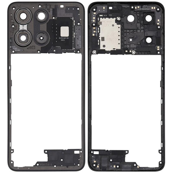 Encuentra la carcasa media para Motorola Moto G 5G (XT2513 / 2025) color Forest Gray en Guatemala.