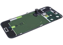 Tapa trasera con placa de acero con carga inalambrica NFC MagSafe y flex de linterna compatible para iPhone 16 Pro Max (Original) (Titanio del Desierto)