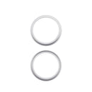 Aro de bisel camara trasera iPhone 17 (Blanco) (Set de 2)