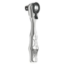 Llave de carraca Wera Zyklop Mini 3 con accionamiento de 1/4", compacta y ergonómica.