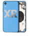 Tapa trasera para iPhone XR con componentes pequenos pre-instalados (Azul)