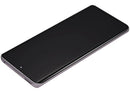 Pantalla OLED refurbished púrpura para Xiaomi 12, 12X o 12S con marco incluido, repuesto de display LCD.