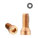 Tornillos inferiores de repuesto color café para Huawei Mate 9 (MHA-L09), paquete de 100.