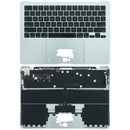 Tapa superior plateada con teclado ANSI US para MacBook Air 13 A2681 (2022) refurbished, repuesto original.