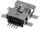 Puerto de carga Micro USB tipo B original C202 de 5 pines con 4 puntos de anclaje para reparación de dispositivos.