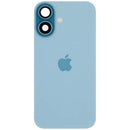 Tapa trasera original iPhone 16 color teal con MagSafe, NFC y flex de linterna (versión UK/EU).