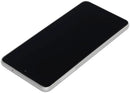 Pantalla Samsung Galaxy S21 FE 5G verde oliva con marco, display LCD de 120Hz para reparación y cambio.