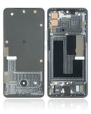 Pantalla LCD con marco negro para ZTE Axon 30 Pro 5G A2022, repuesto para reparación de display.