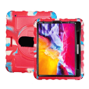 Compra la funda de silicona con correa de mano 360 RAINBOW para iPad en Guatemala, ideal para proteger tu dispositivo y tenerlo siempre a la mano.