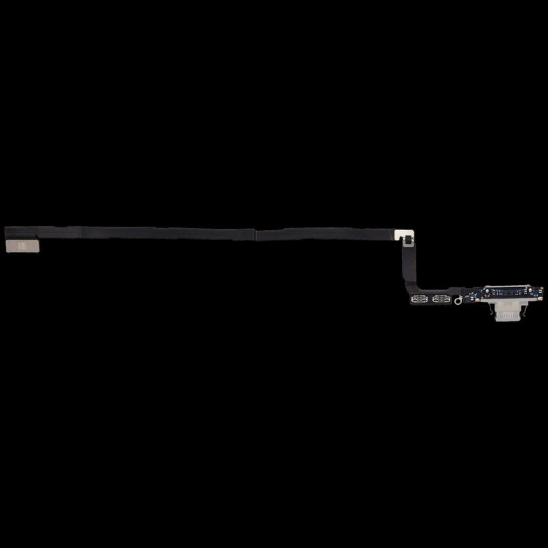 Reparación de puerto de carga con cable flex para iPhone Air en Guatemala, disponible en color Cloud White.