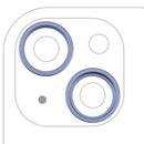 Anillos bisel de cámara trasera azul para iPhone 14 y 14 Plus (A2632, A2649), paquete de 10.