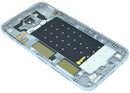 Tapa trasera original Samsung Galaxy J7 Pro (J730) plateada, reemplazo para reparación, SM-J730F.