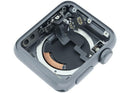 Caja de aluminio negra espacial para Apple Watch Series 3 (38mm, GPS, A1858) usado, repuesto.